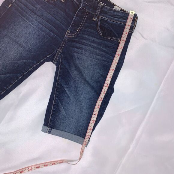 women's American Eagle Super Stretch capri Jegging ankle Jeans Size 4 Regular - Picture 4 of 7